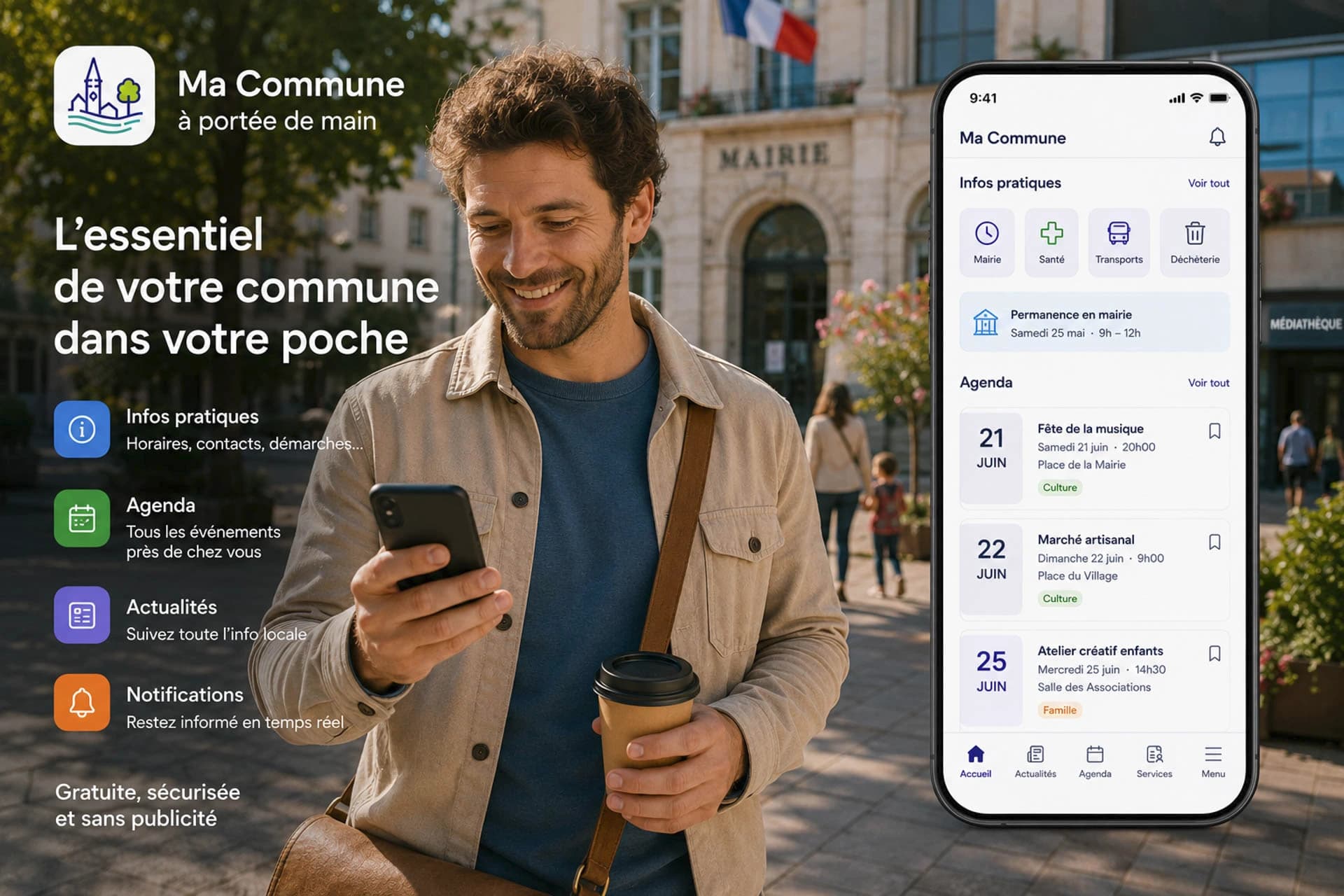 application citoyenne pour commune