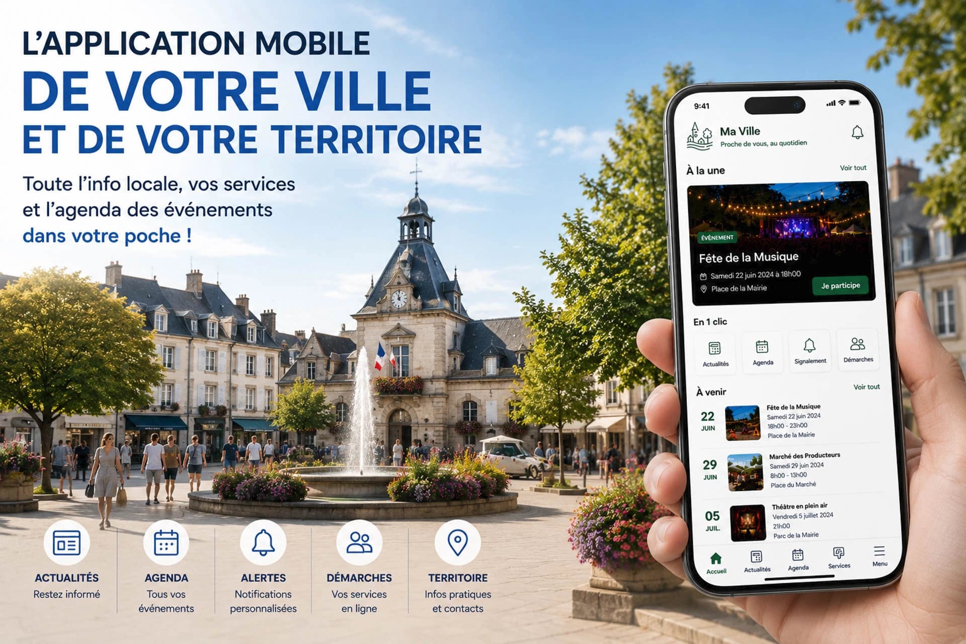 application mobile ville et territoire