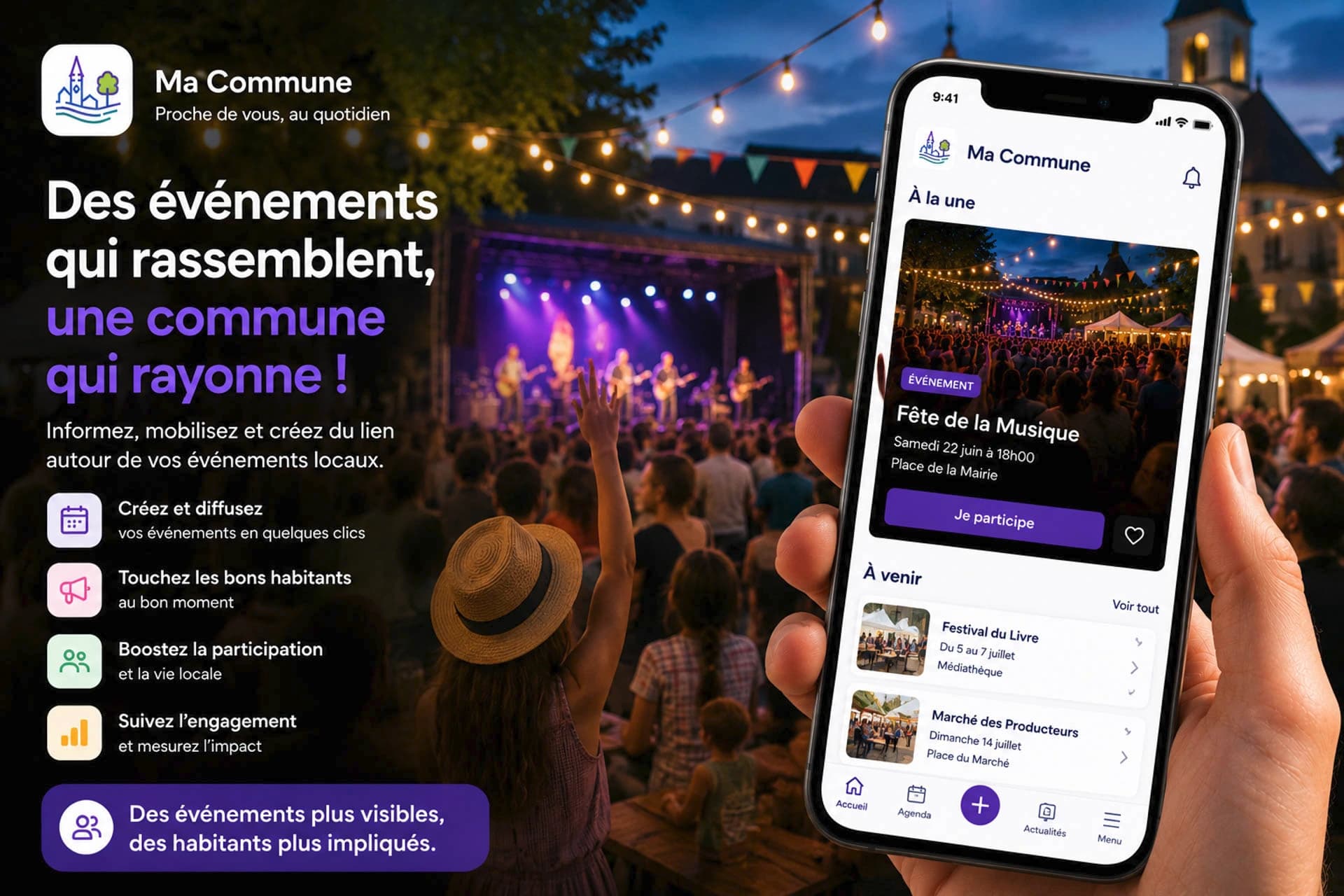 solution événementielle pour commune